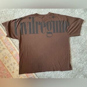 Brown Civilregime Shirt